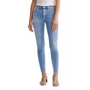 Agolde Light Blue High-Rise Skinny Jeans